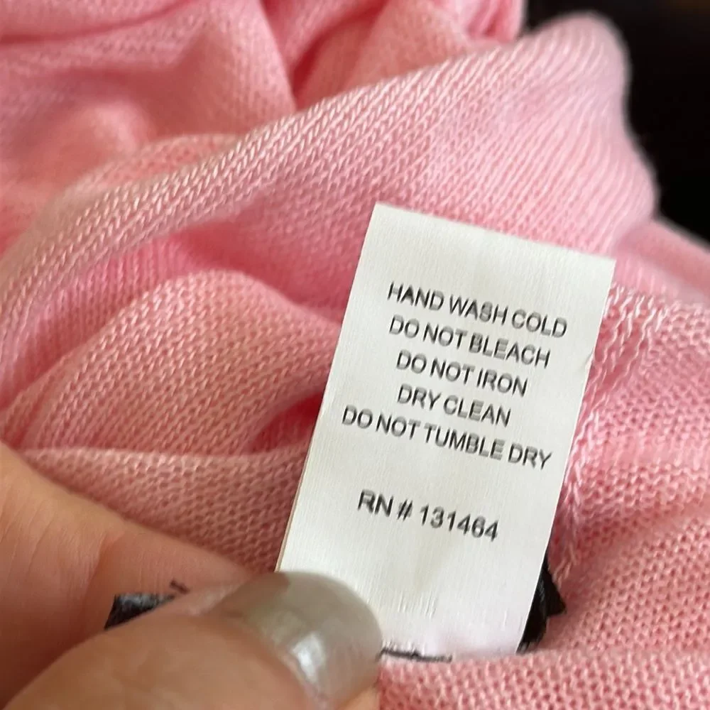 Kerisma pink‎ viscose/tencel/modal knit shawl/wrap with hole for head